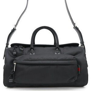 Gucci handbag nylon duffle bag Shoulder Bag black